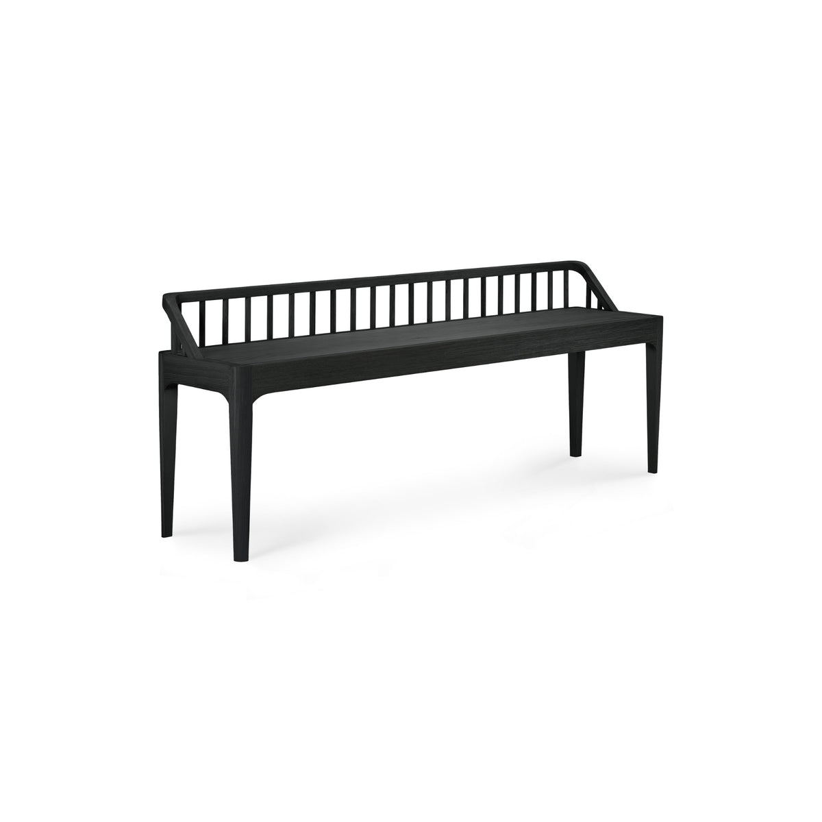 Spindle 51234 Bench - Oak Black-1
