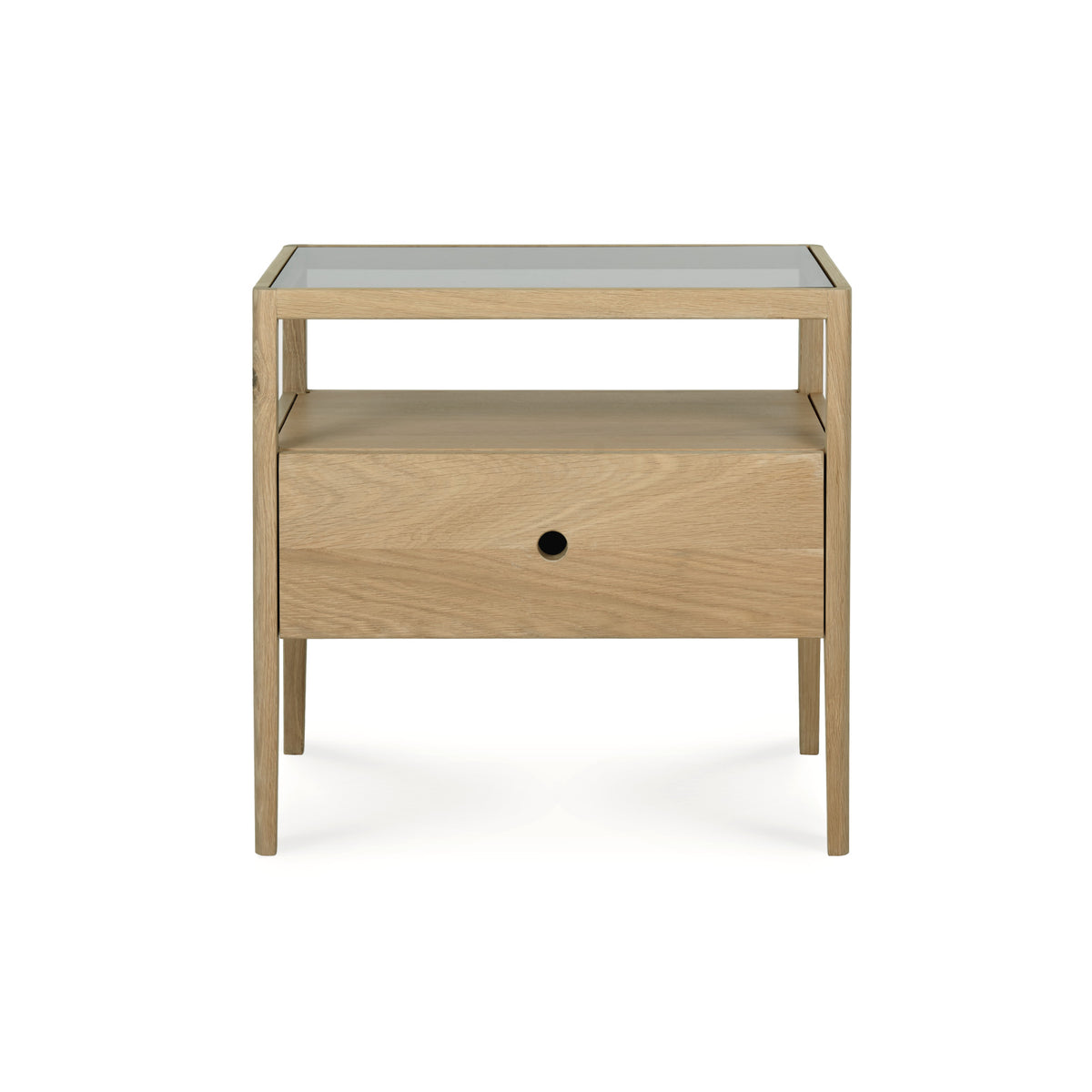 Spindle 51245 Bedside Table - Oak-5