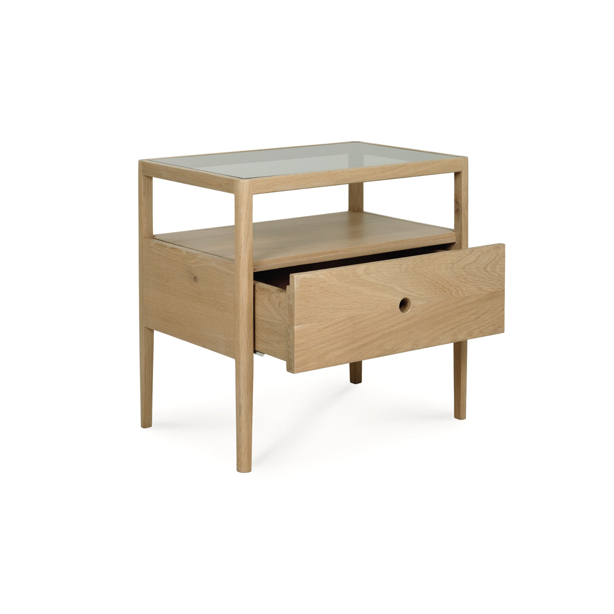 Spindle 51245 Bedside Table - Oak-3