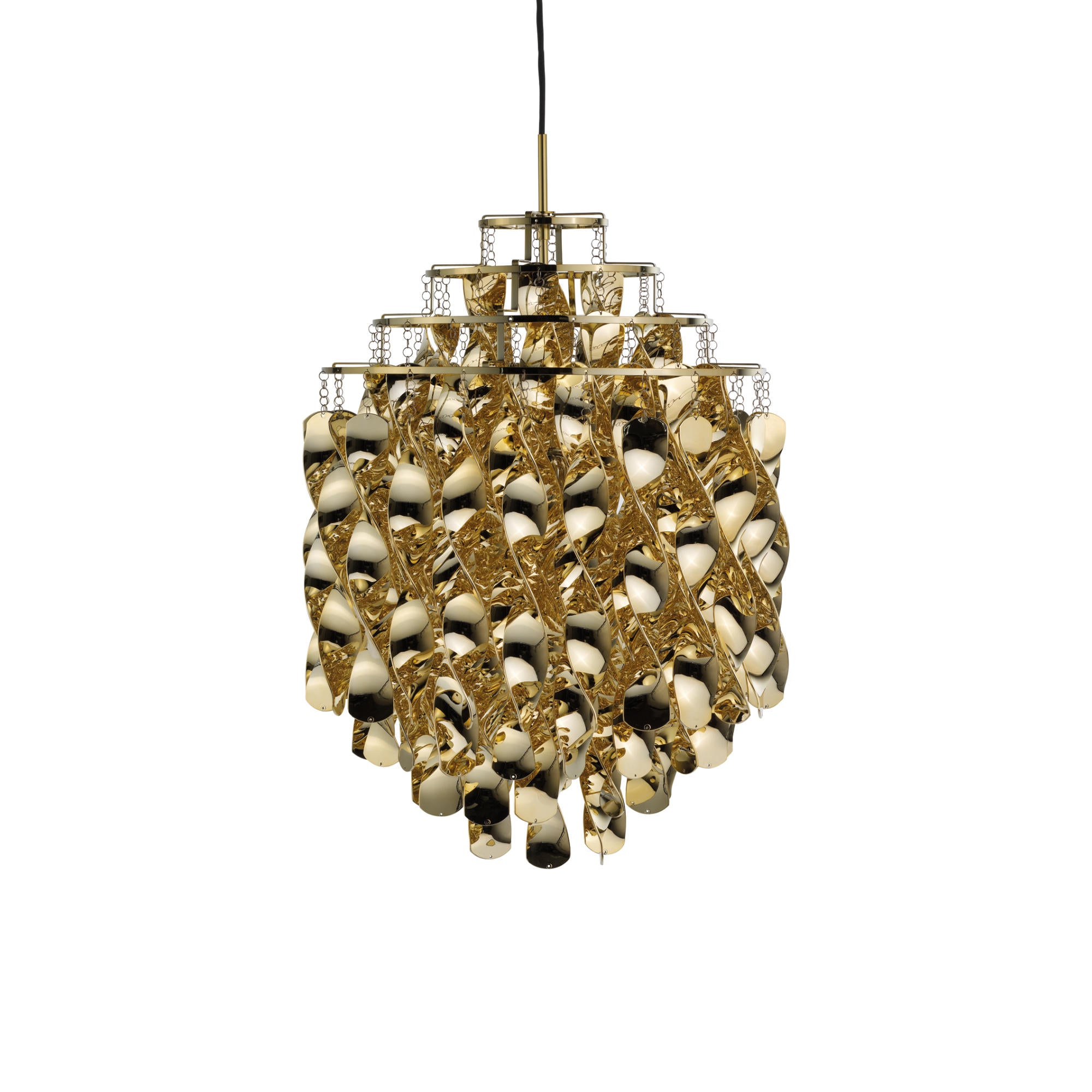 Spiral SP01 45 Pendant Lamp - Gold