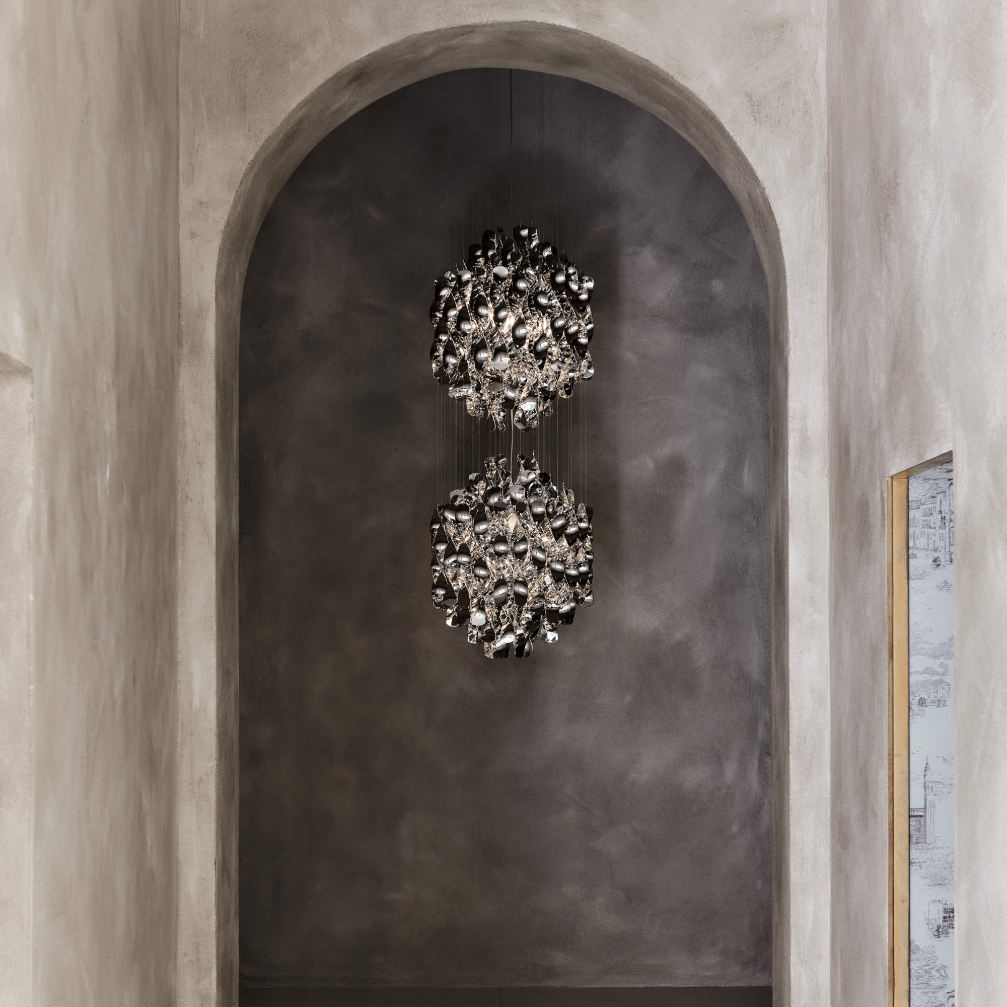 Spiral SP2 48 Pendant Lamp - Silver-2