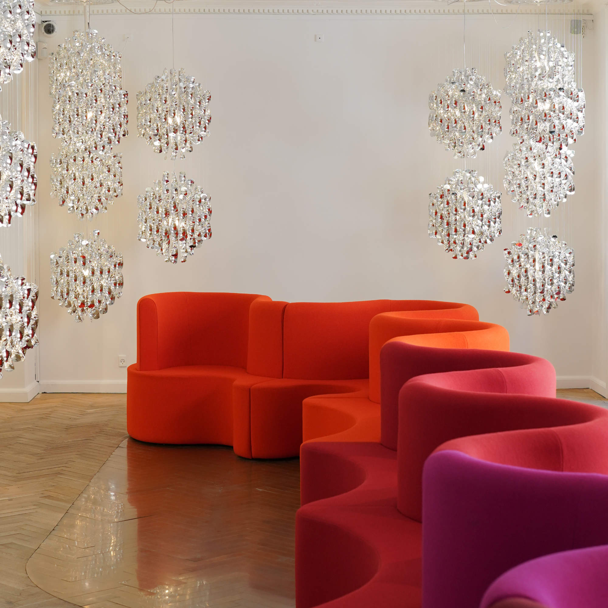 Spiral SP3 48 Pendant Lamp - Silver