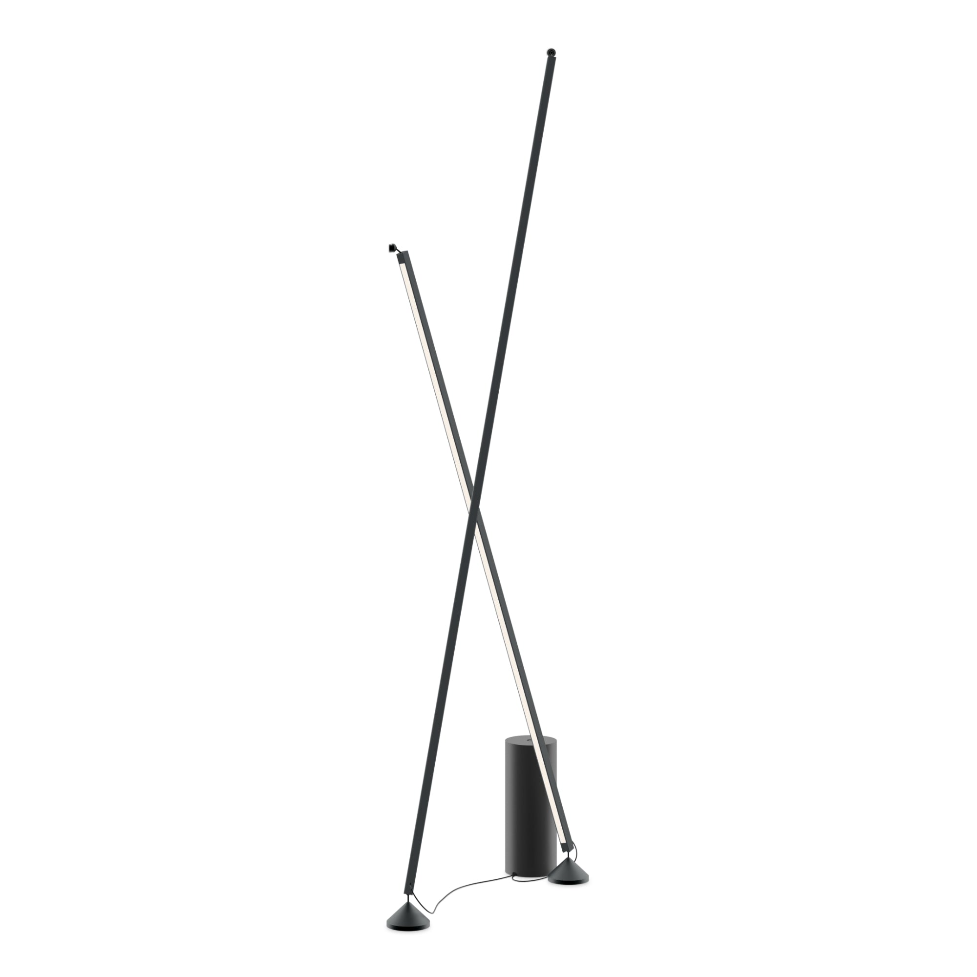 Stick 7338 Floor Lamp - Black