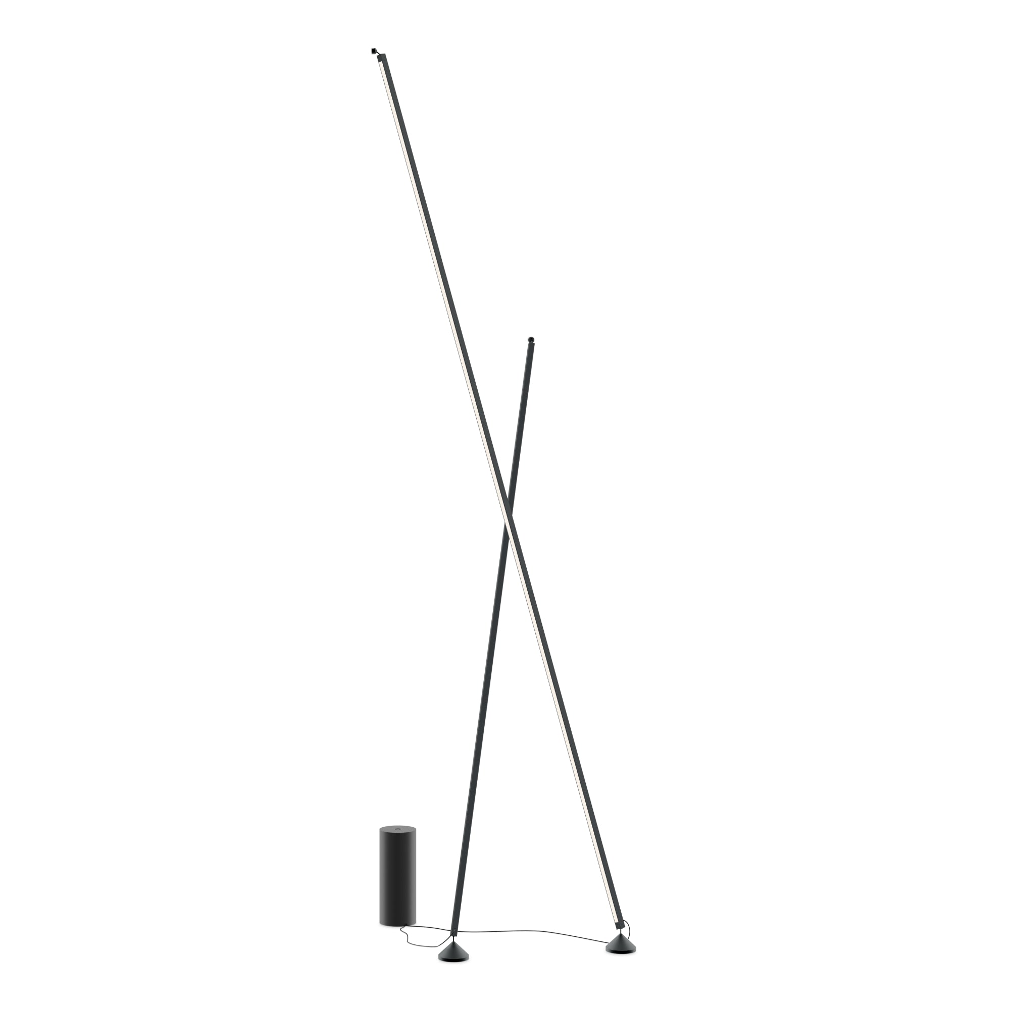 Stick 7339 Floor Lamp - Black