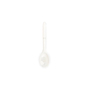 Stone Spoon - Swirl White/Clear