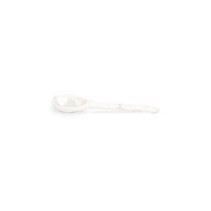 Stone Spoon - Swirl White/Clear