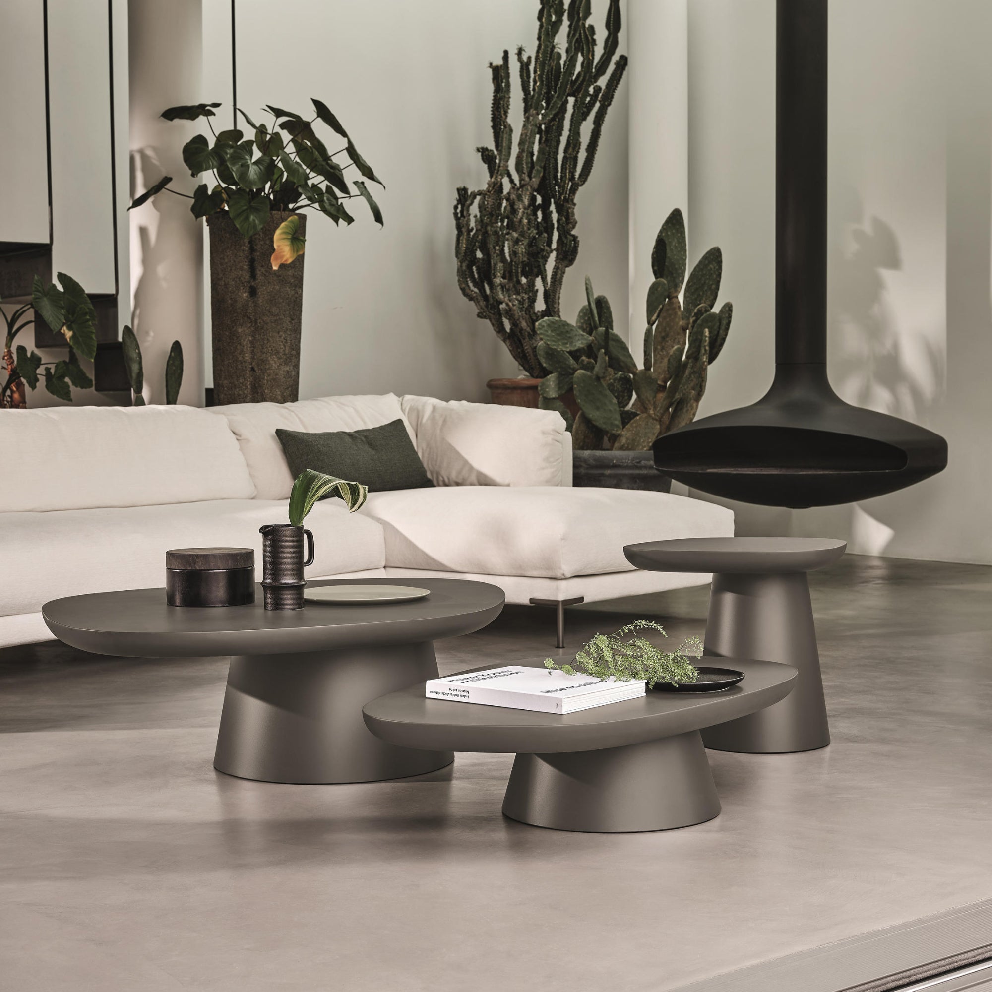 Stone-In JTL02 Coffee Table - Anthracite (LE01)-2