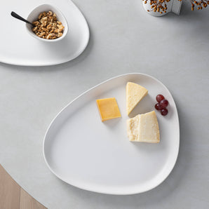 Stoneware Serving Plate - Off White