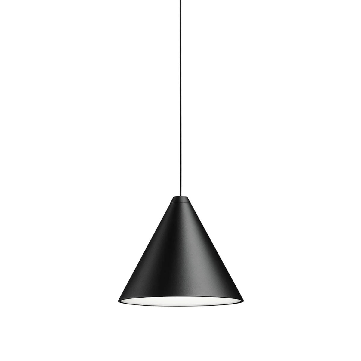 Flos - String Light Cone 12 MT Touch Dimmer Pendant Lamp - Black ...
