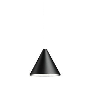 String Light Cone 12 MT Touch Dimmer Pendant Lamp - Black