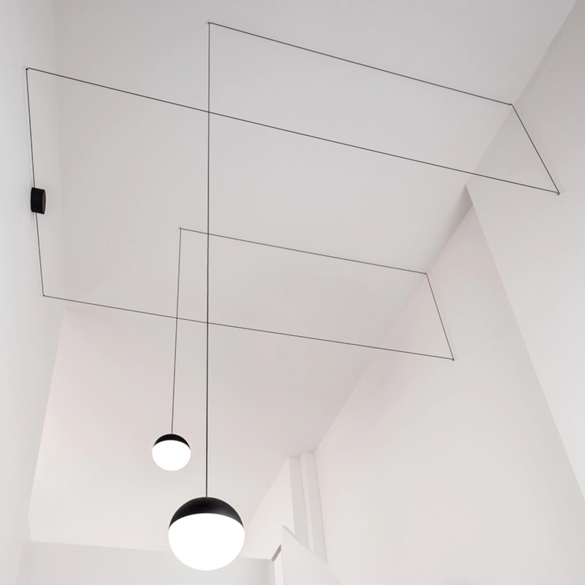 مصباح معلق خافت من سلسلة Light Sphere 12 MT - أزرق-3