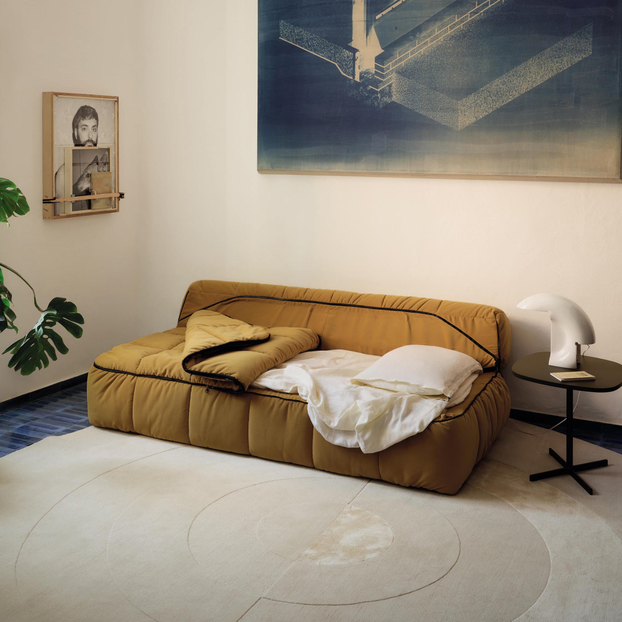 Strips 11188 Sofa Bed - Fabric T2 (Scuba 91)-2