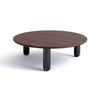 Sunday 120 Coffee Table - Black Marquina Marble/Walnut