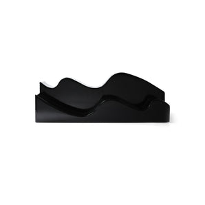 Superonda Sofa - Black Leatherette