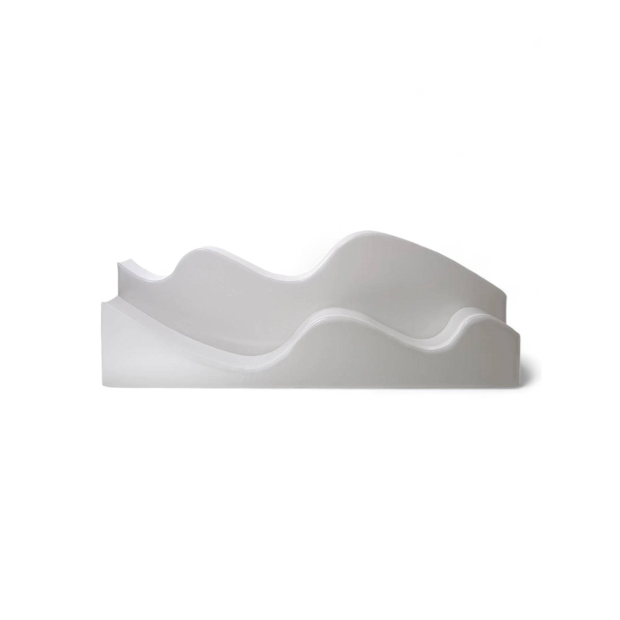 Superonda Sofa - White Leatherette-1
