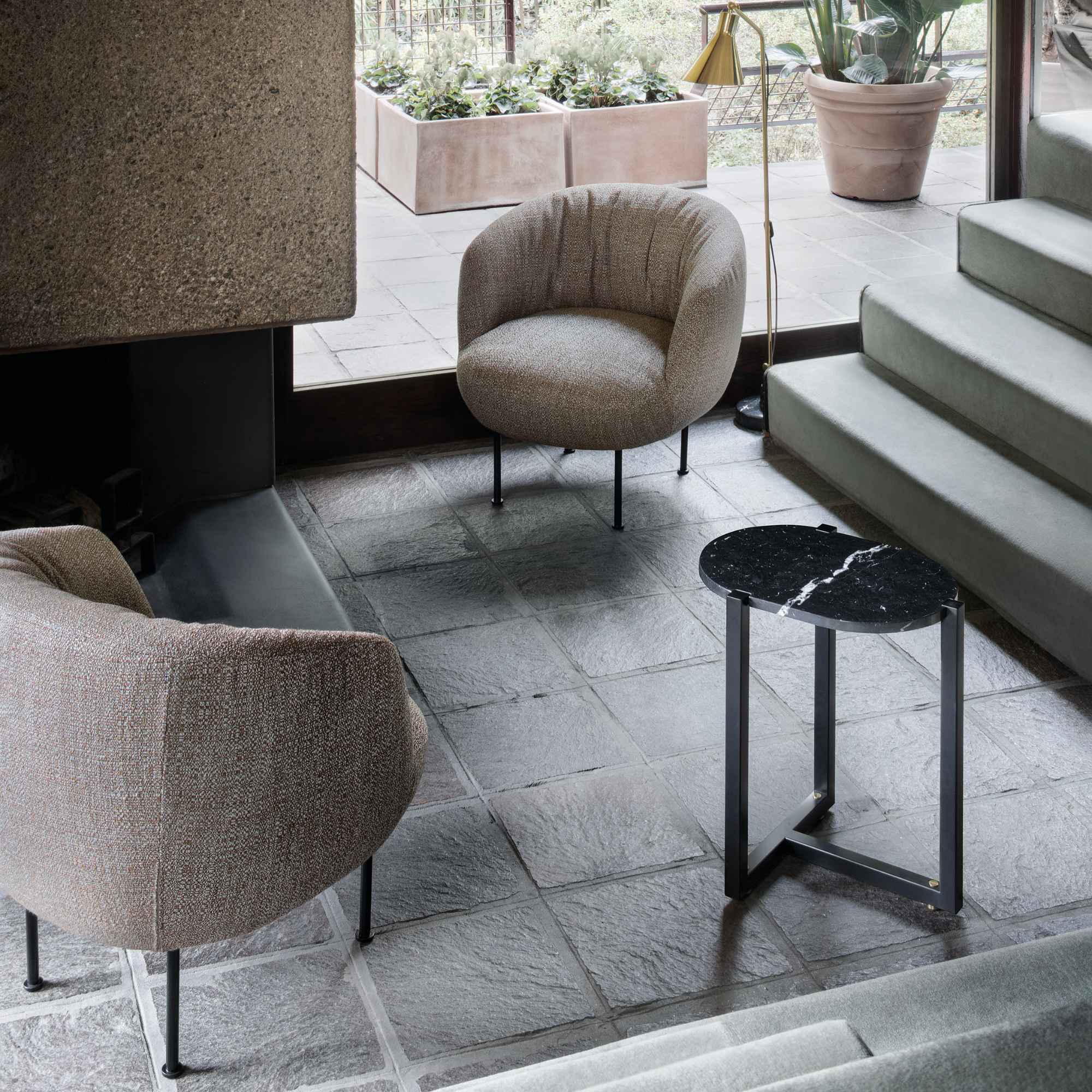 Suppli 4852 Armchair - Fabric T2 (Etoile 141)-4