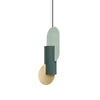 Suprematic One CS5 Pendant Lamp - Pine Green/Sage Green/Brass