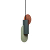 Suprematic Two CS1 Pendant Lamp - Copper/Pine Green/Sage Green