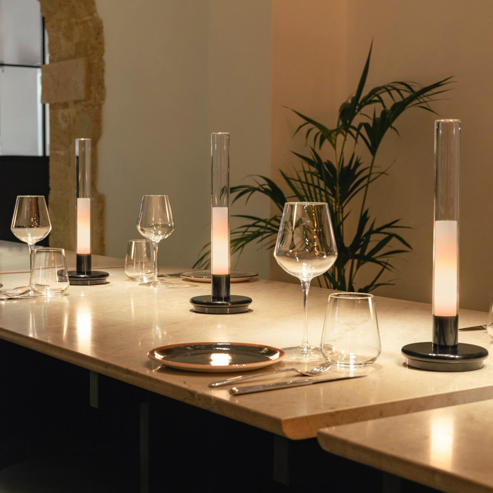 Sylvestrina Portable Table Lamp - Black-7