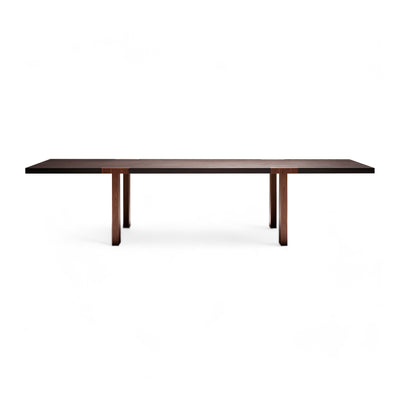 T-Table 322 Dining Table - Walnut/Grey Stained