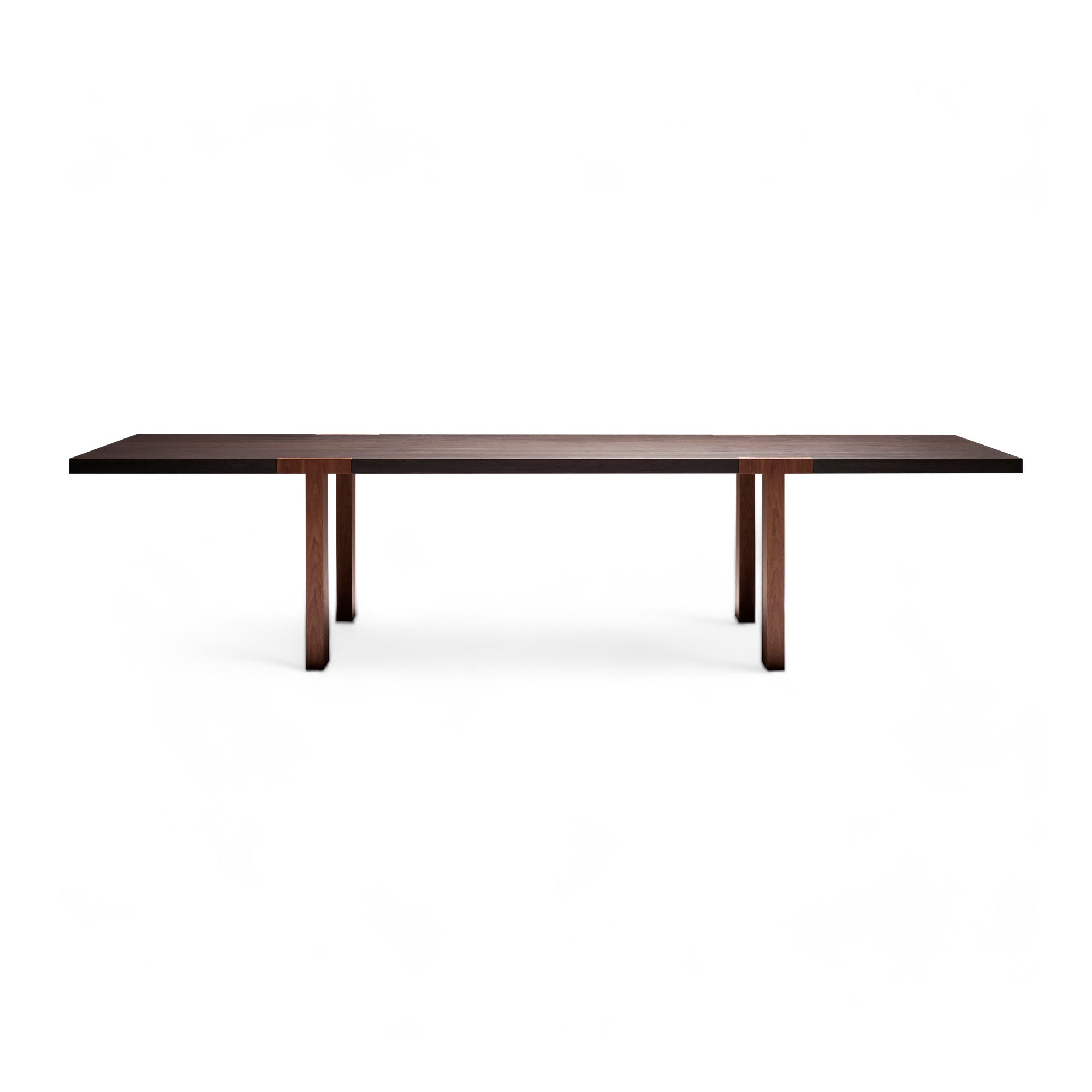 T-Table 322 Dining Table - Walnut/Grey Stained
