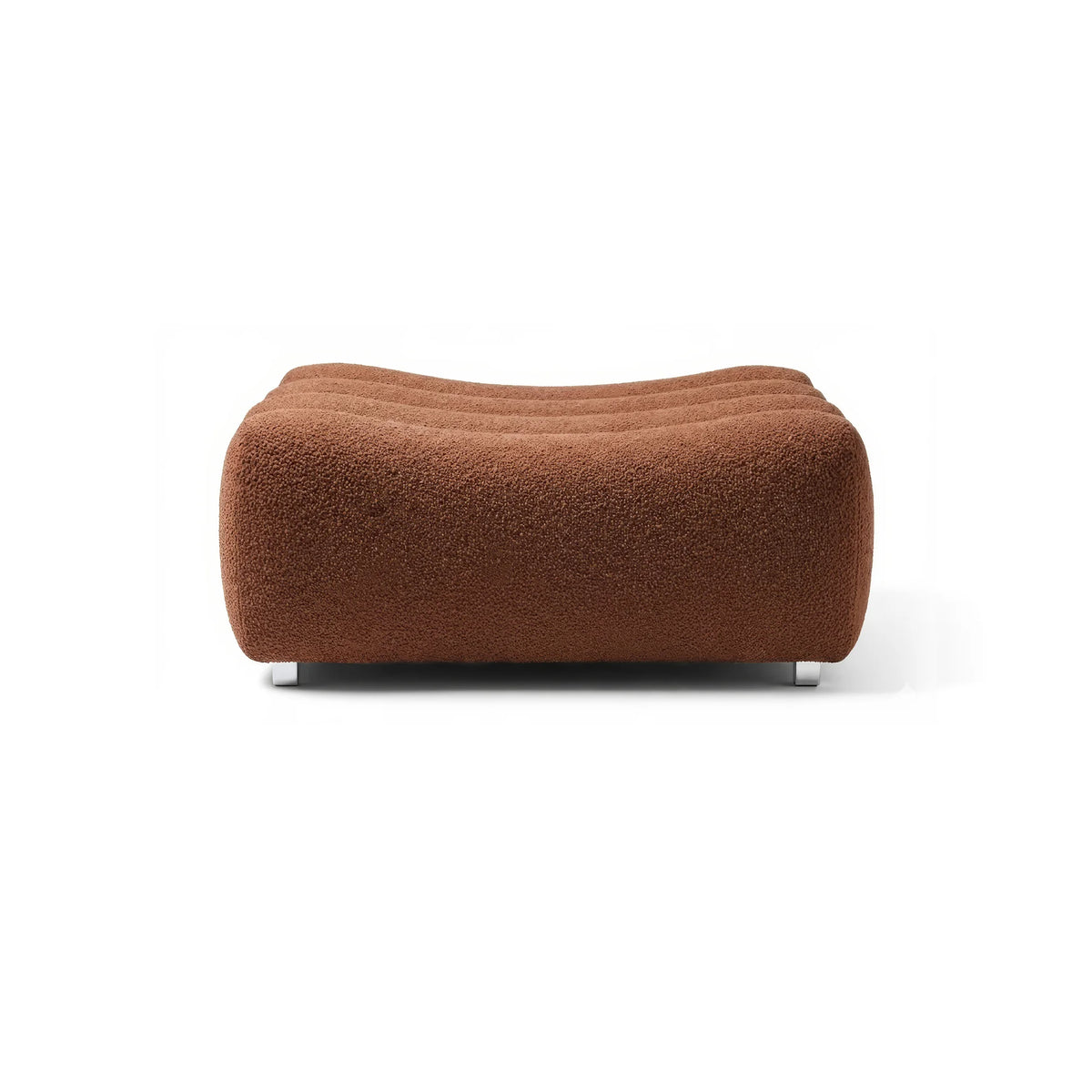 Additional System 0ADSPF090 Pouf - Polished Chrome/Fabric D (Dionea 06)-2