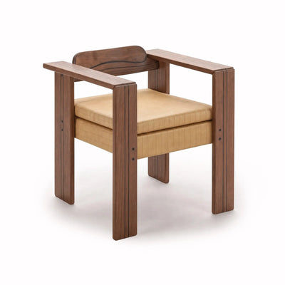 Artona 0ARTPL01 Armchair - T135 Canaletto Walnut/Leather T (Velisse 01)