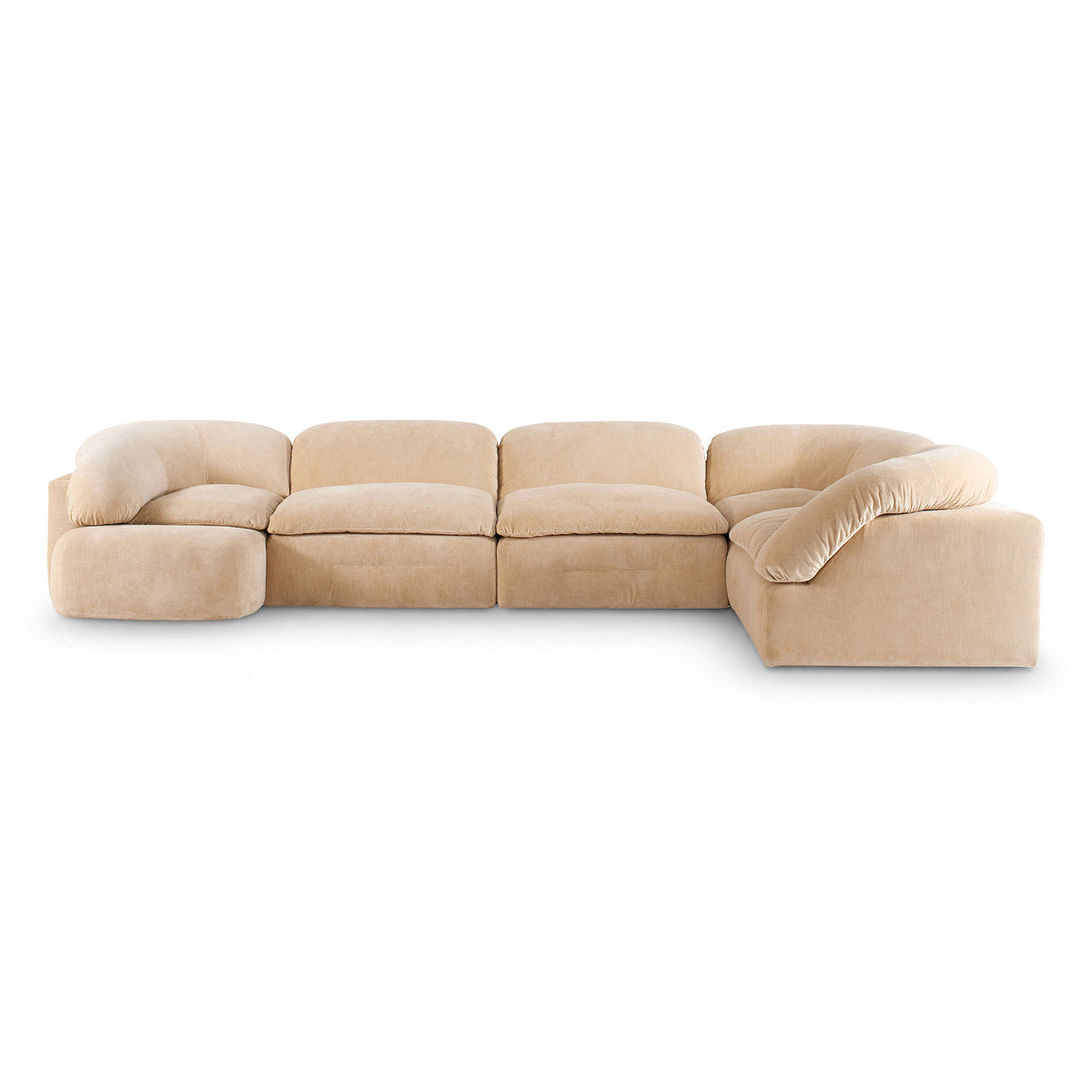 Butter 455 Sofa - Fabric E (Efeu 02)-1