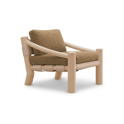 Elephant Soft 72 Armchair - T223 Glossy Lacquered Beige/Fabric T (Tiare 03)