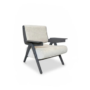 Lina 0LNAPL078 Armchair - Grey Stained T49/Fabric D (Dulcamara 02)