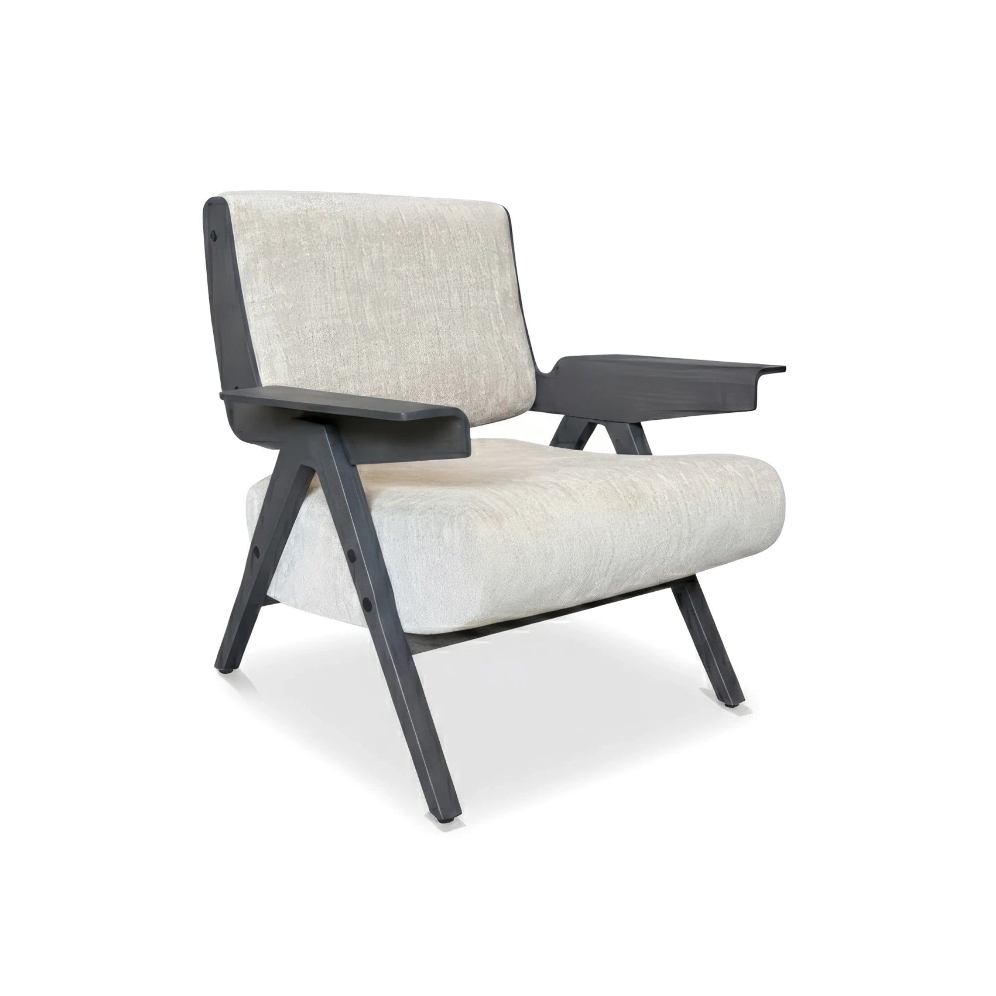 Lina 0LNAPL078 Armchair - Grey Stained T49/Fabric D (Dulcamara 02)