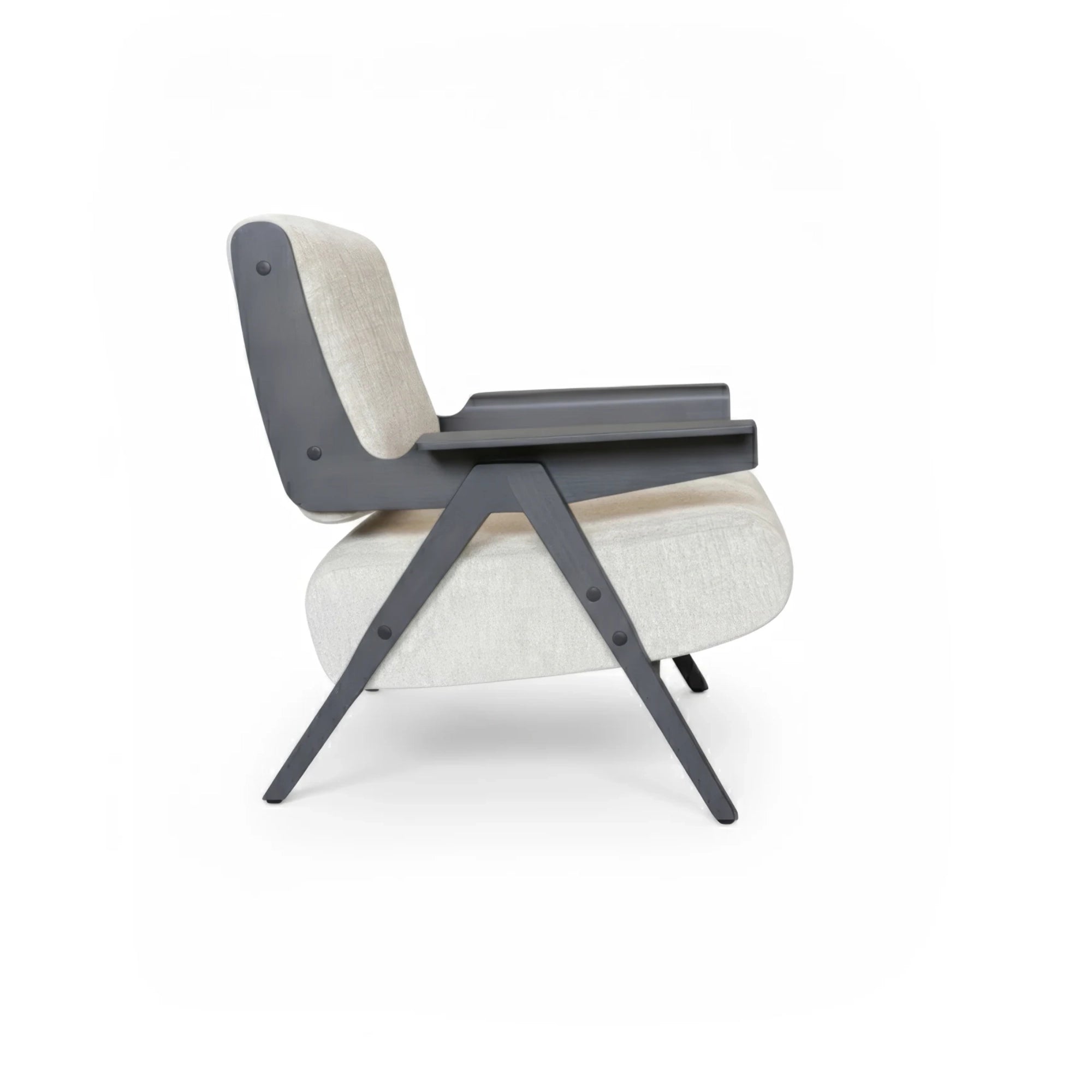 Lina 0LNAPL078 Armchair - Grey Stained T49/Fabric D (Dulcamara 02)-5
