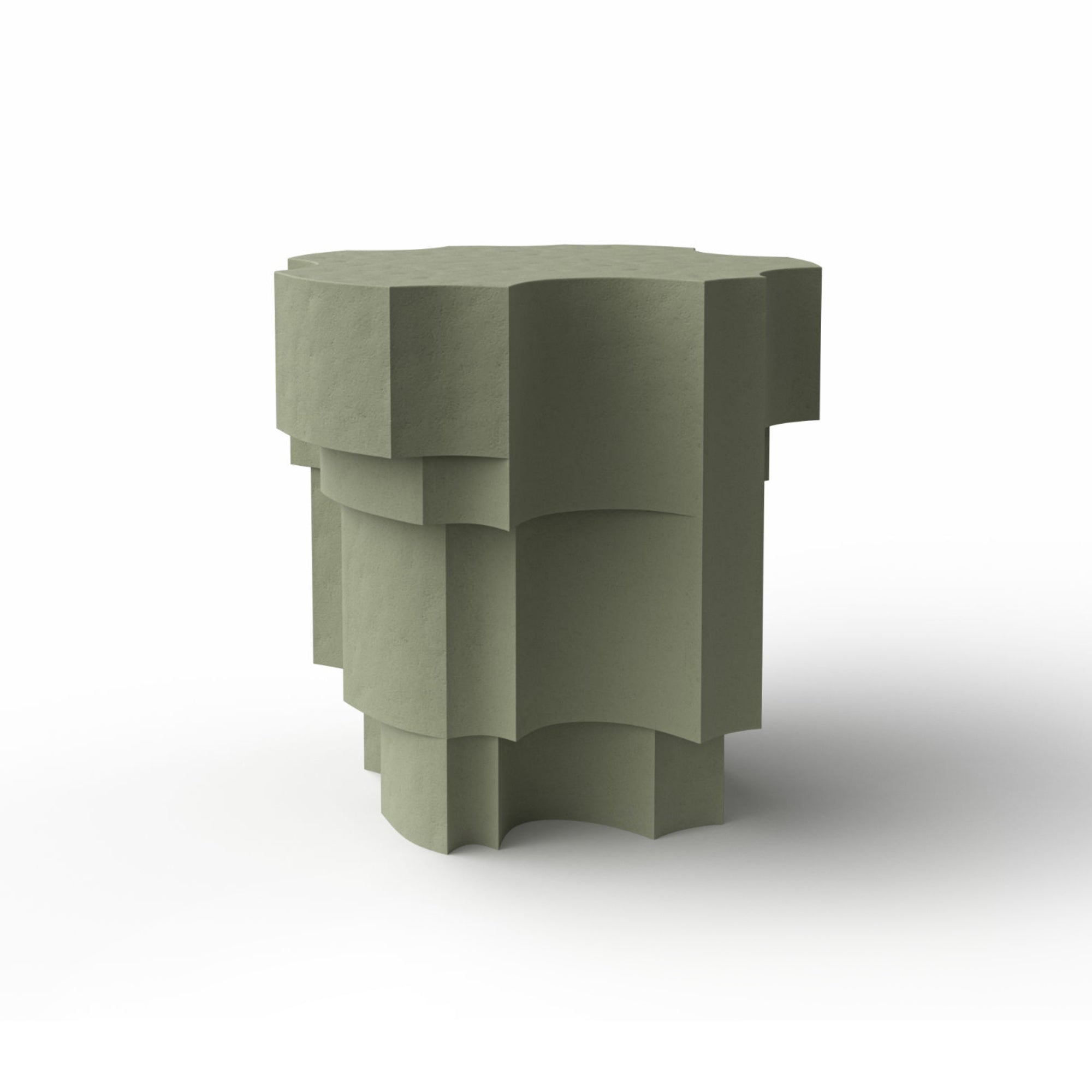 Altar 0ALTTB050 Side Table - Green Cement T180