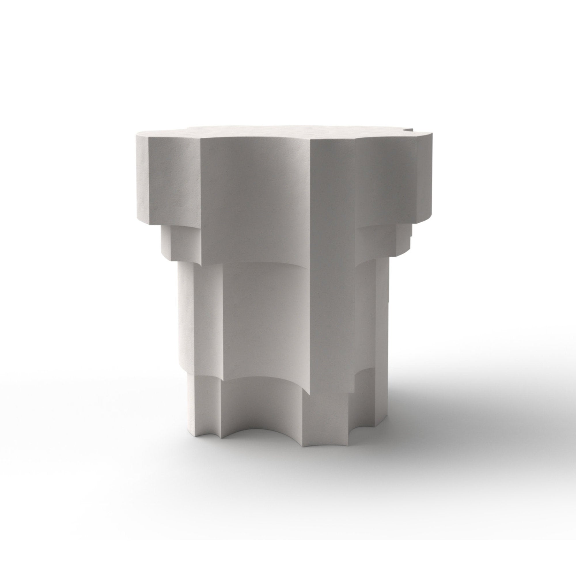 Altar 0ALTTB050 Side Table - Plaster Cement T178-3