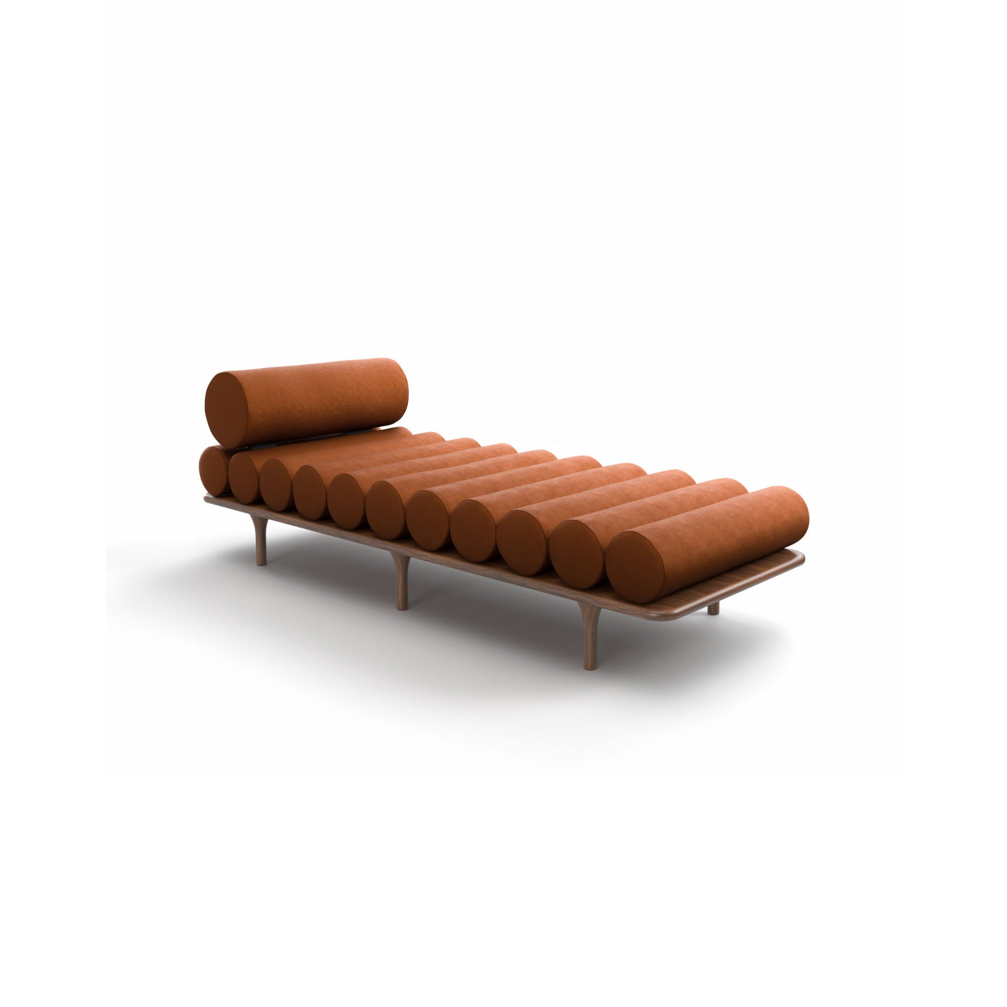 Five To Nine 0FTNDB20002 Daybed - Stained Walnut T134/Fabric B (Calantha 05)