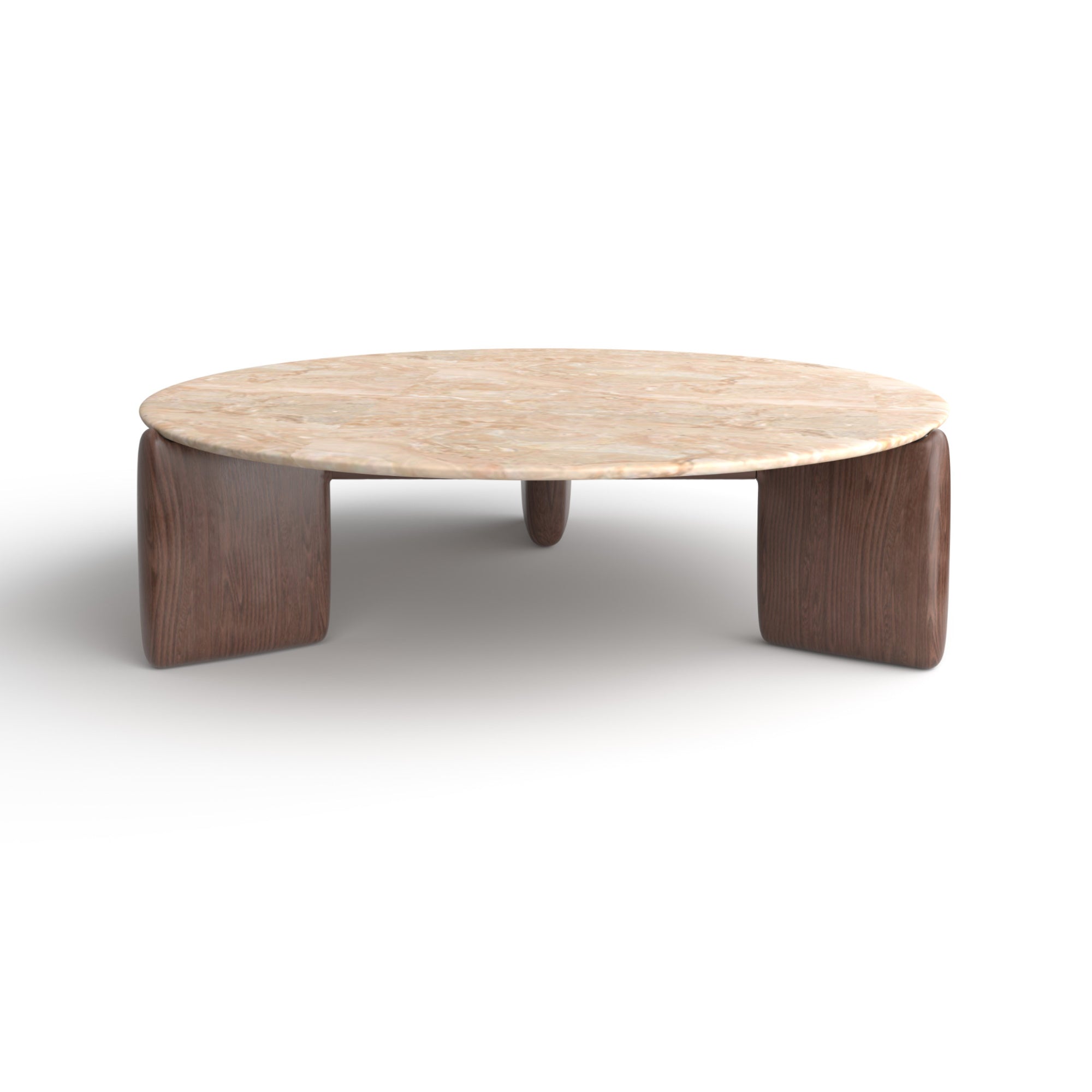 Kanji 112 Coffee Table - Walnut T134/Matt Breccia-3