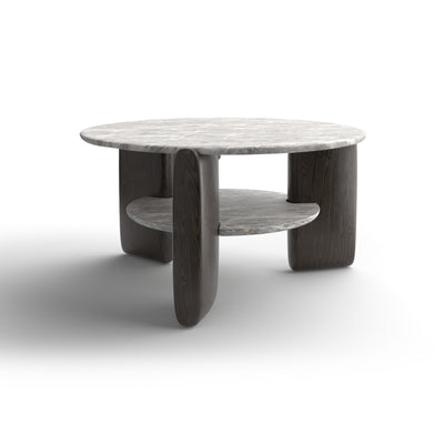 Kanji 77 Coffee Table - Grey T49/Matt Fior di Pesco