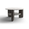 Kanji 1KAN77 Coffee Table - Grey T49/Matt Fior di Pesco