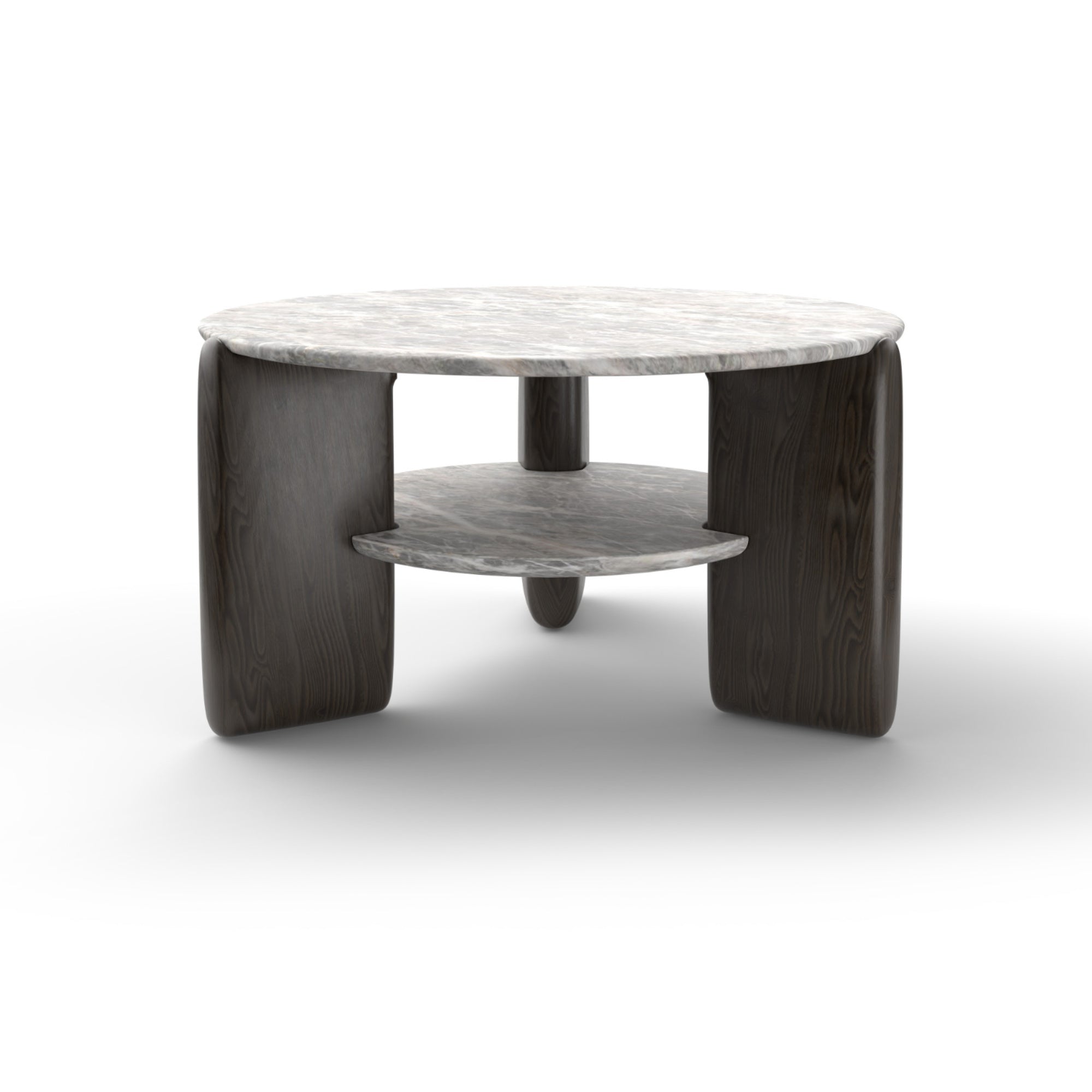 Kanji 77 Coffee Table - Grey T49/Matt Fior di Pesco-2