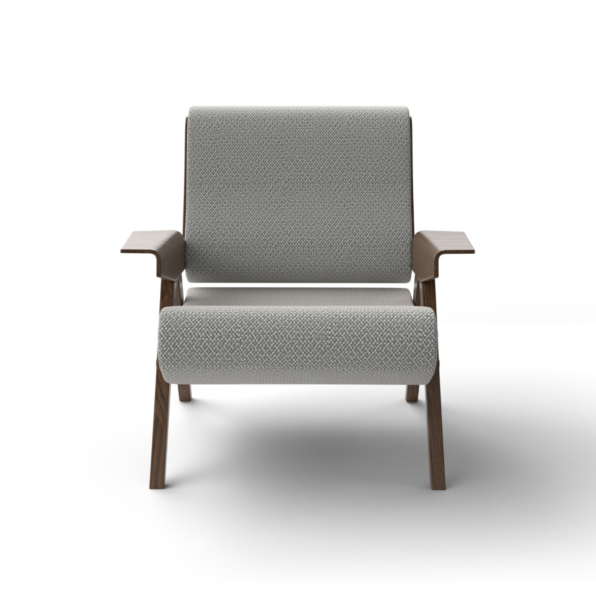 Lina 0LNAPL078 Armchair - Walnut/Fabric B (Cacao 01)-3