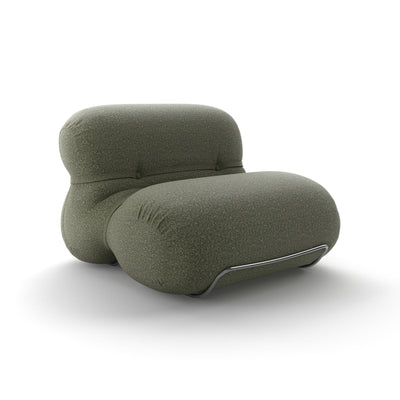 Orsola 0ORSPL090 Armchair - Polished Chrome T23/Fabric D (Dionea  13)