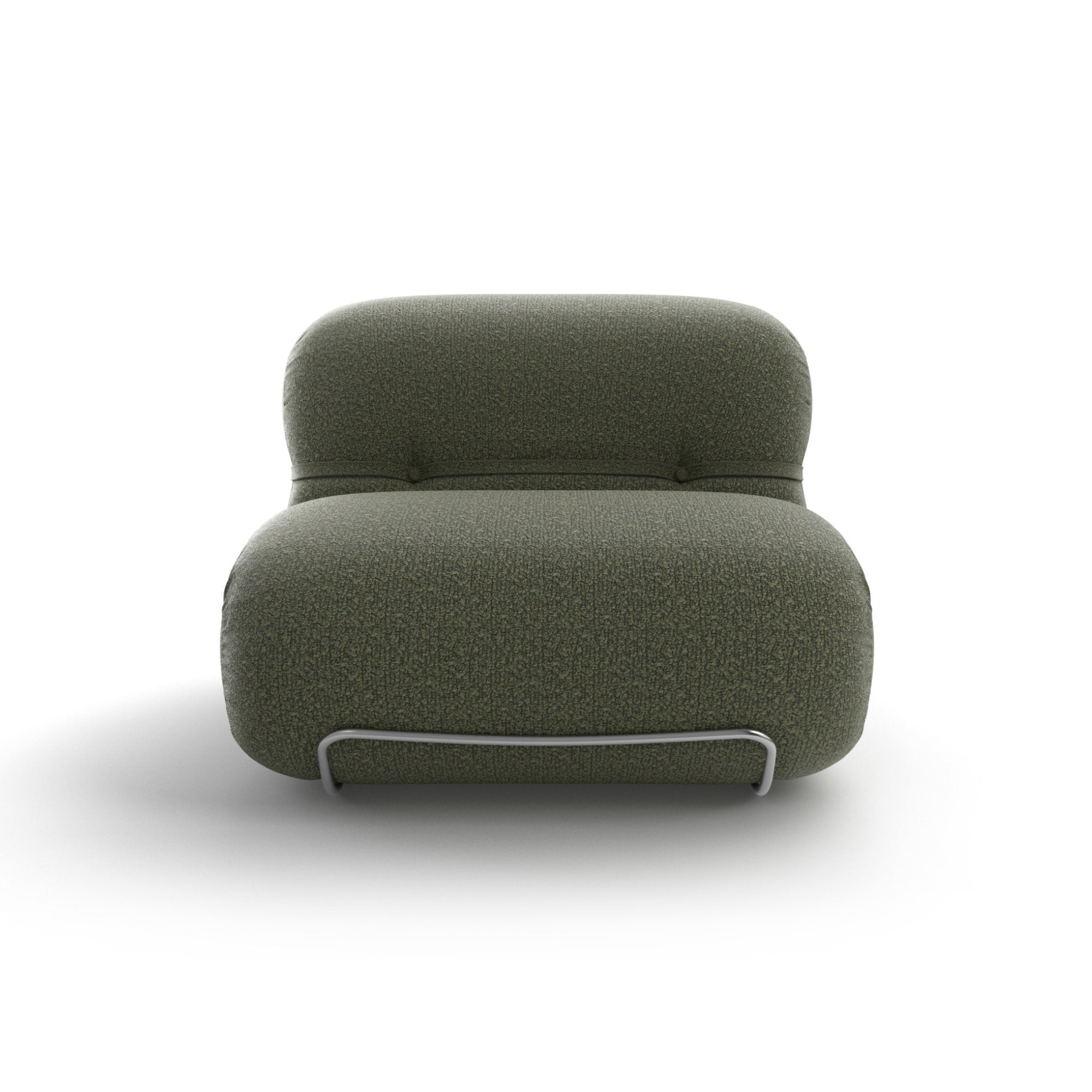 Orsola 0ORSPL090 Armchair - Polished Chrome T23/Fabric D (Dionea  13)-3