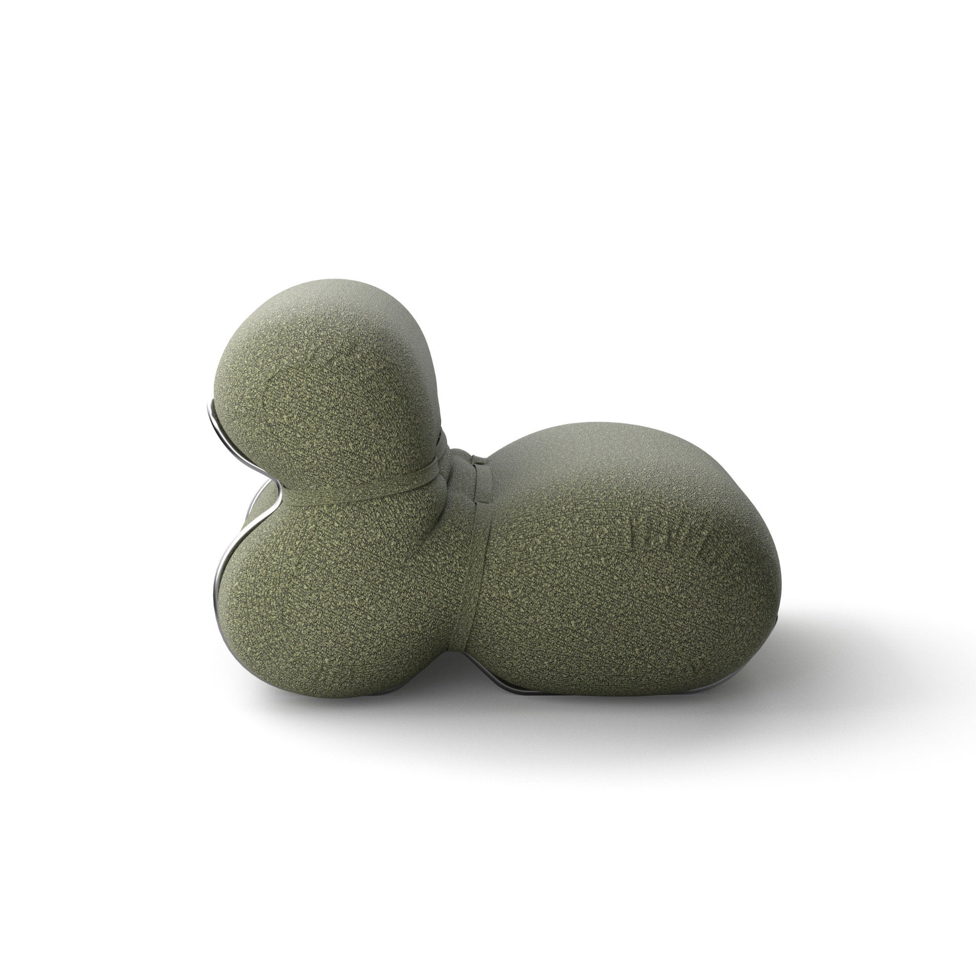 Orsola 0ORSPL090 Armchair - Polished Chrome T23/Fabric D (Dionea  13)-5