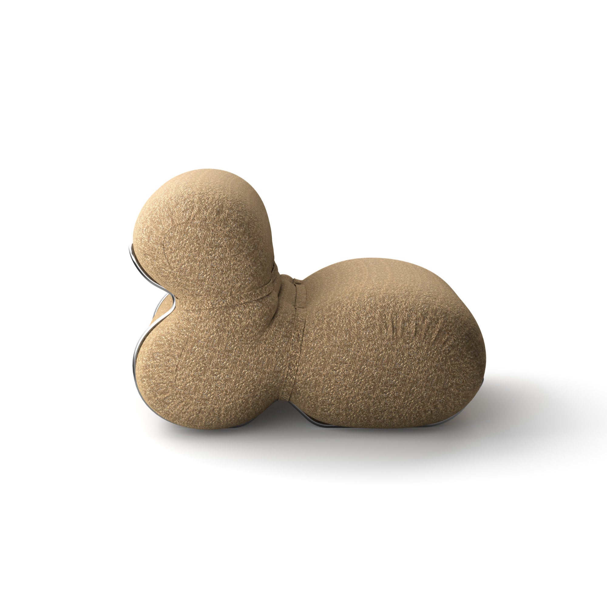 Orsola 0ORSPL090 Armchair - Polished Chrome T23 / Fabric T (Talia 05)-5