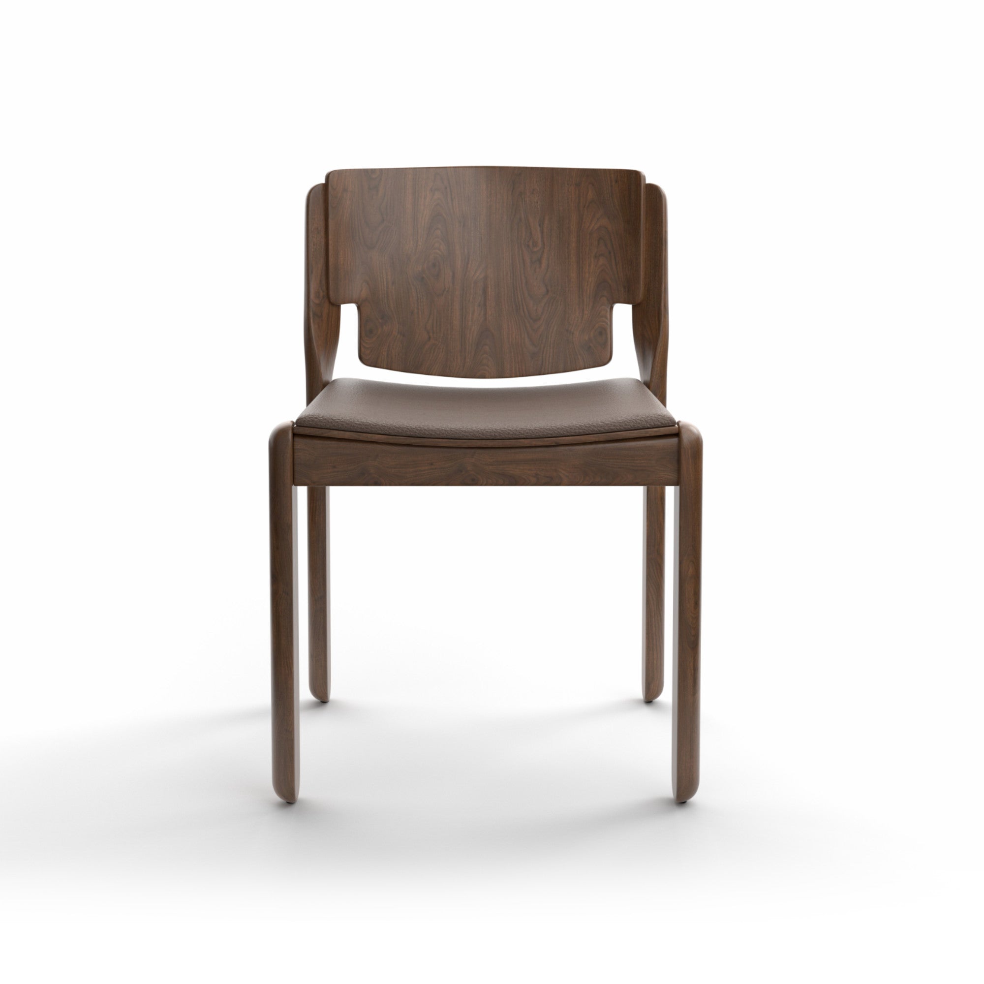 Paola 0PALSD01 Dining Chair - Ash Stained Walnut T134/Leather U (Ulex 04)-3