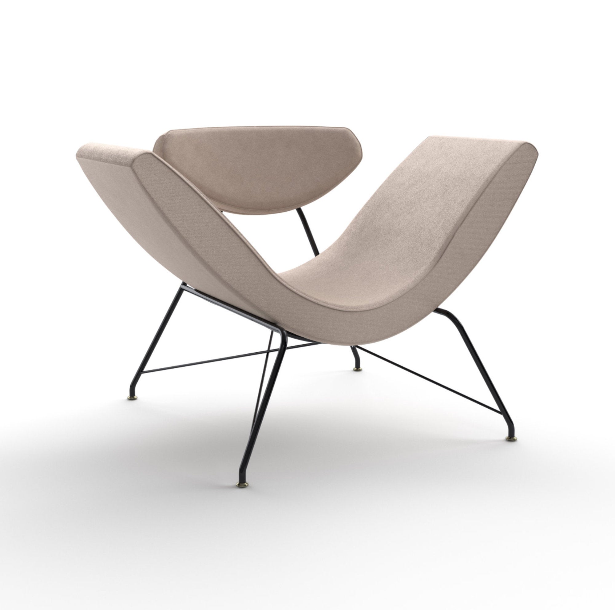 Reversivel 0RVRPL104 Armchair - Black T07/Fabric B (Bopha 02)-1