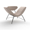 Reversivel 0REV104 Armchair - Black T07/Fabric B (Bopha 02)