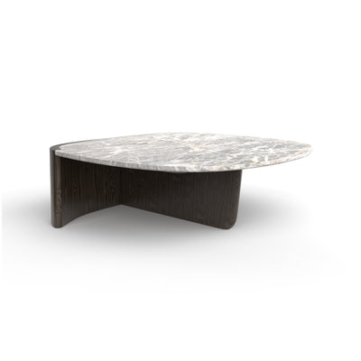 Trampolino 102 Coffee Table - Grey T49/Matt Fior di Pesco