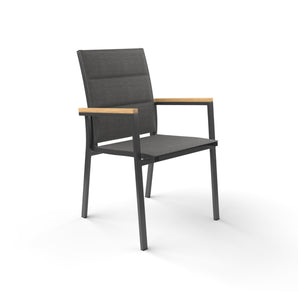 Timber 91 Dining Armchair - Charcoal