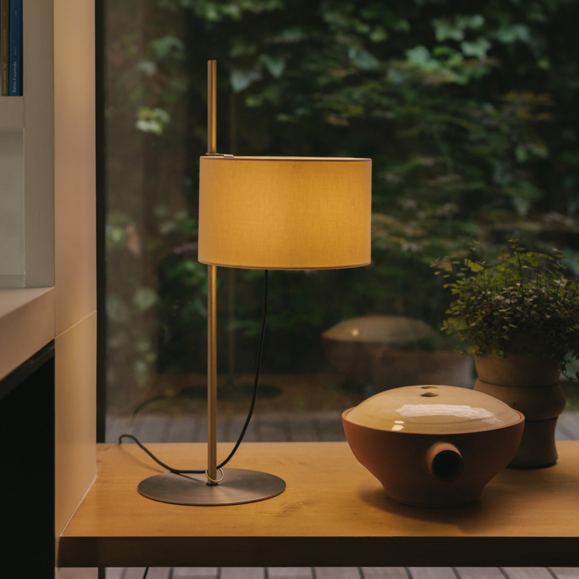 TMD Table Lamp - Satin Nickel